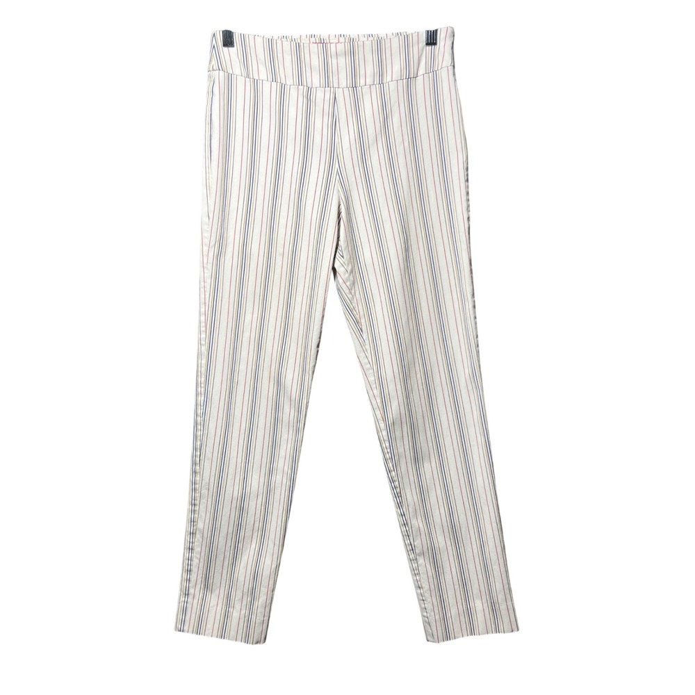 Krazy Larry Striped Stretch Pants Women's Size 10 Straight‎ Leg USA